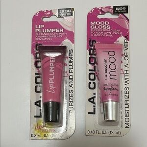 New L.A. Colors Lip Plumper and Mood Gloss Set